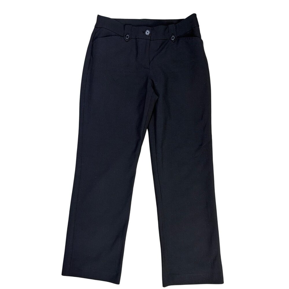 Nine West Black Women's Wide-Leg Dress Pants size M